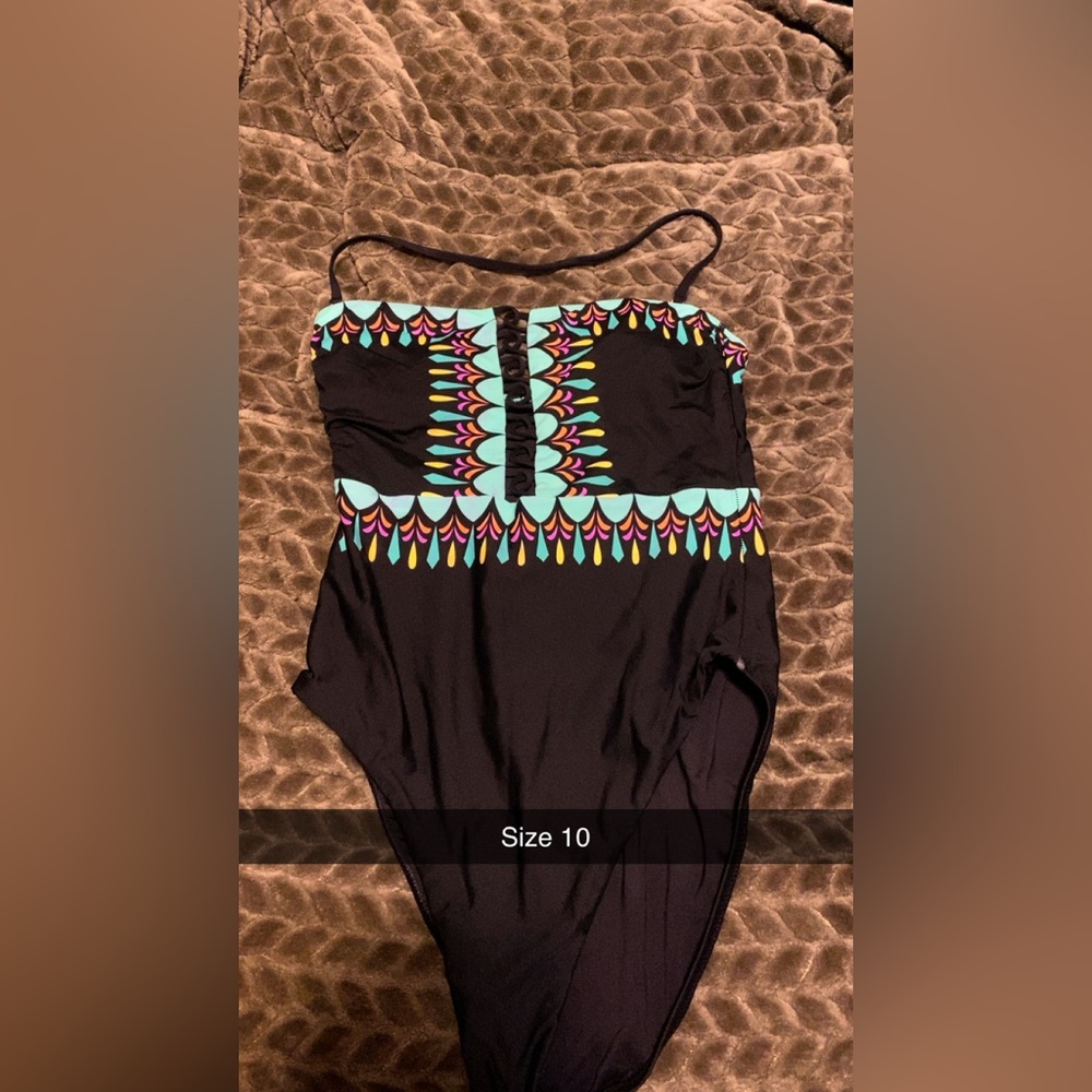 Colorful Patterned Swimsuit